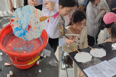 一扇一世界，漆画绘春风｜经管院...
